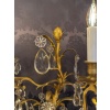 Hôtel du Comte Potocki Paire d’importantes girandoles en bronze doré et décor de cristal Baccarat vers 1890 33