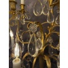 Hôtel du Comte Potocki Paire d’importantes girandoles en bronze doré et décor de cristal Baccarat vers 1890 36
