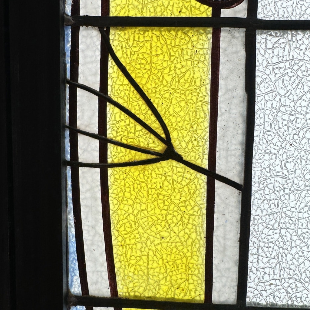 Vitraux Art nouveau (H195cm L108cm) 12