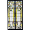 Vitraux Art nouveau (H195cm L108cm) 16