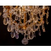 Lustre en bois et bronze doré de style Louis XVI à décor de cristal taillé vers 1880 27 Lustre en bois et bronze doré de style Louis XVI à décor de cristal taillé vers 1880 27