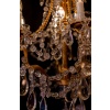 Lustre en bois et bronze doré de style Louis XVI à décor de cristal taillé vers 1880 30 Lustre en bois et bronze doré de style Louis XVI à décor de cristal taillé vers 1880 30
