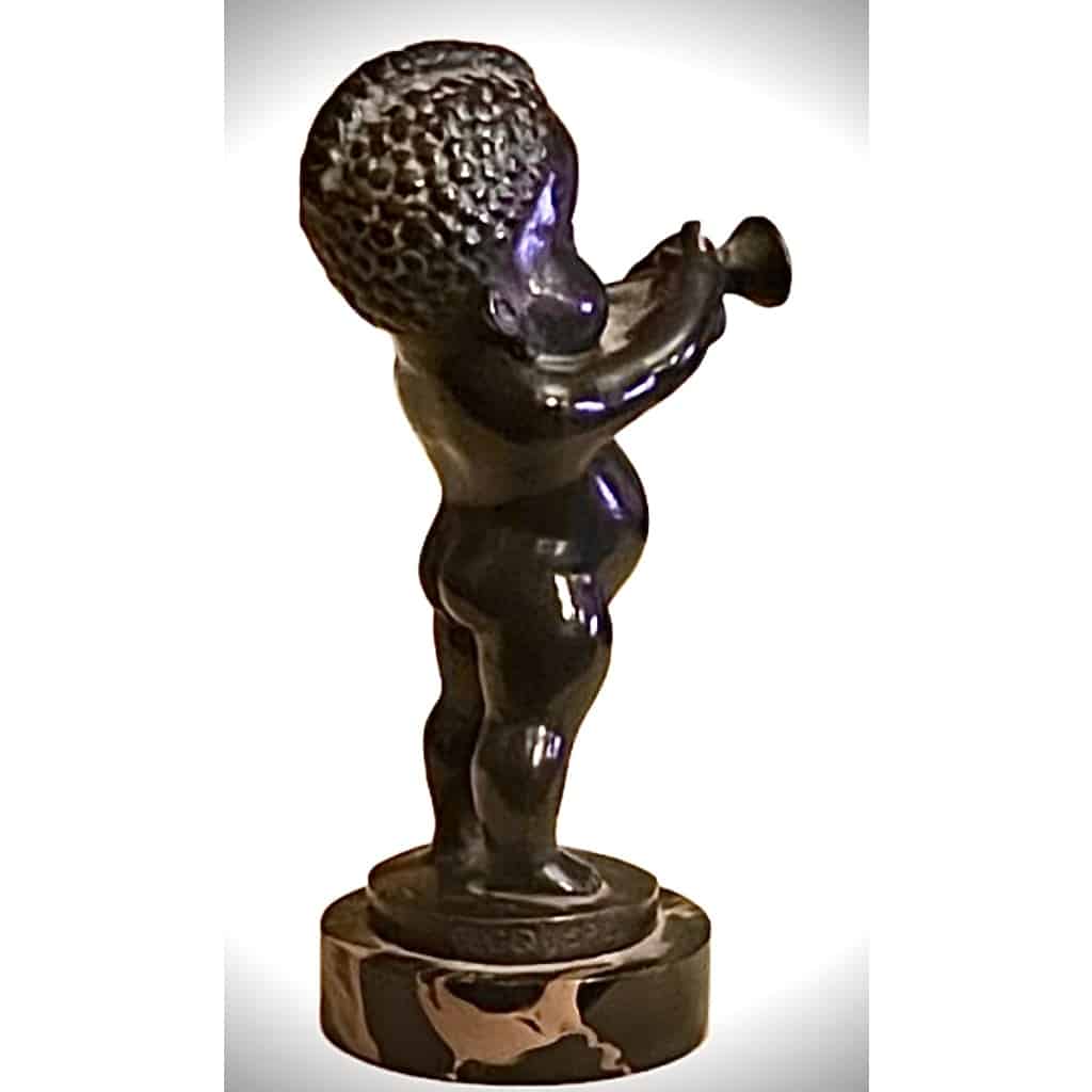 BOUCHON DE RADIATEUR MASCOTTE AUTOMOBILE EN BRONZE DE HENRI BECQUEREL 5 BOUCHON DE RADIATEUR MASCOTTE AUTOMOBILE EN BRONZE DE HENRI BECQUEREL 5