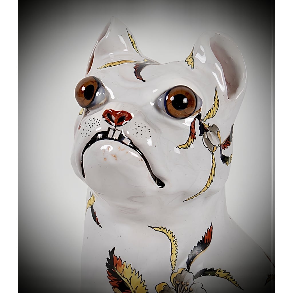EMILE GALLÉ CHIEN EN CÉRAMIQUE BULLDOG 3 EMILE GALLÉ CHIEN EN CÉRAMIQUE BULLDOG 3