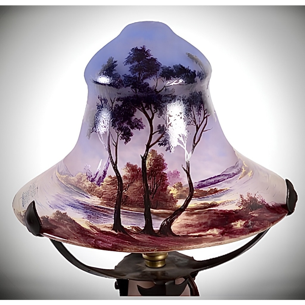 LAMPE DE MULLER FRÈRES LUNEVILLE 3 LAMPE DE MULLER FRÈRES LUNEVILLE 3