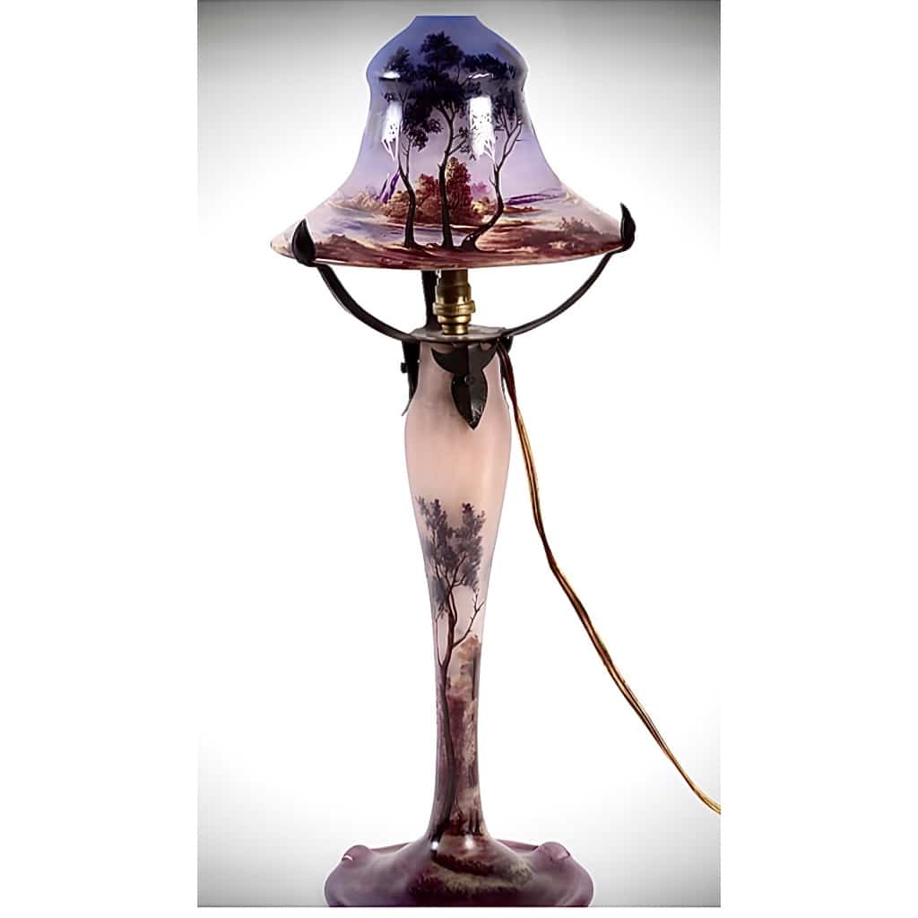 LAMPE DE MULLER FRÈRES LUNEVILLE 2 LAMPE DE MULLER FRÈRES LUNEVILLE 2