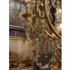 Important lustre signé Baccarat de style Louis XV en bronze doré et décor de cristal taillé vers 1880-1890 28 Important lustre signé Baccarat de style Louis XV en bronze doré et décor de cristal taillé vers 1880-1890 28