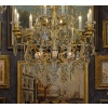 Important lustre signé Baccarat de style Louis XV en bronze doré et décor de cristal taillé vers 1880-1890 30 Important lustre signé Baccarat de style Louis XV en bronze doré et décor de cristal taillé vers 1880-1890 30