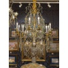 Important lustre signé Baccarat de style Louis XV en bronze doré et décor de cristal taillé vers 1880-1890 37 Important lustre signé Baccarat de style Louis XV en bronze doré et décor de cristal taillé vers 1880-1890 37