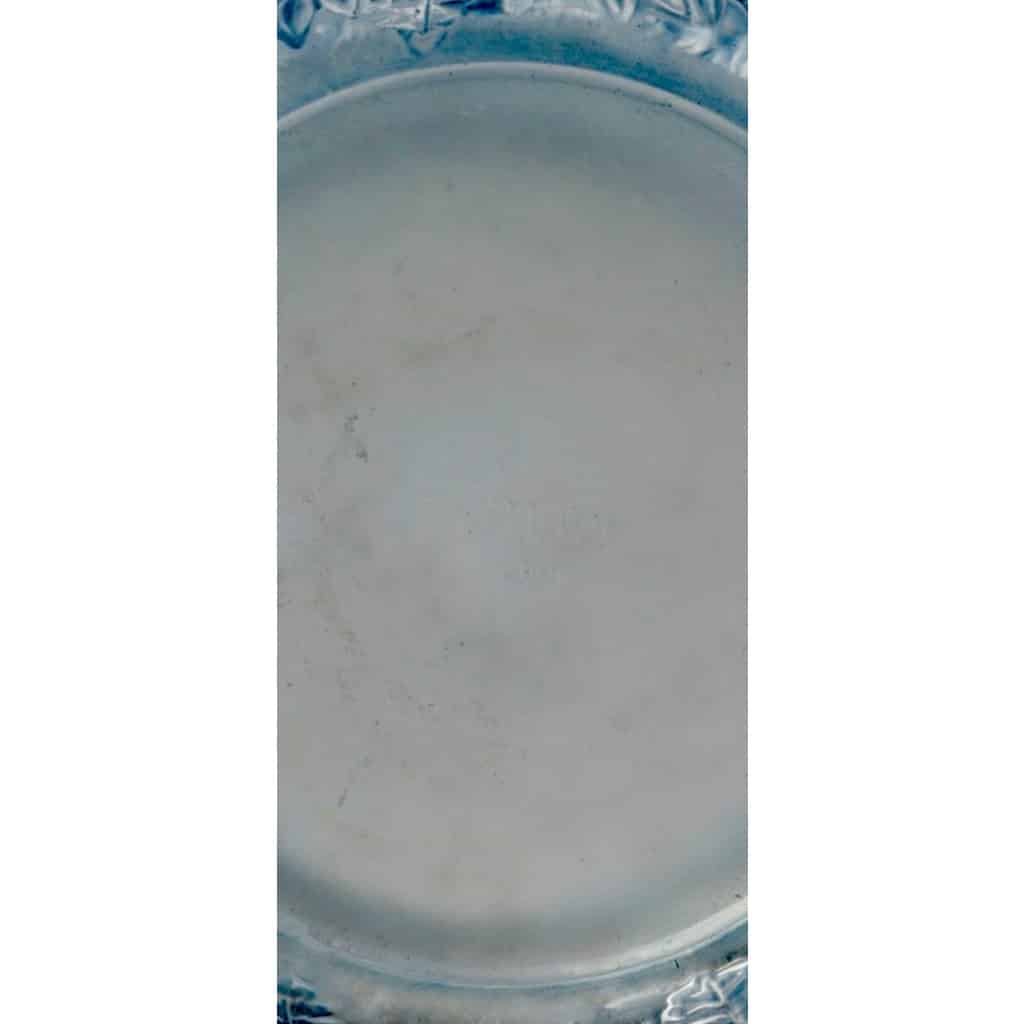 Vase « Biches » verre blanc patiné bleu de René LALIQUE 8 Vase « Biches » verre blanc patiné bleu de René LALIQUE 8