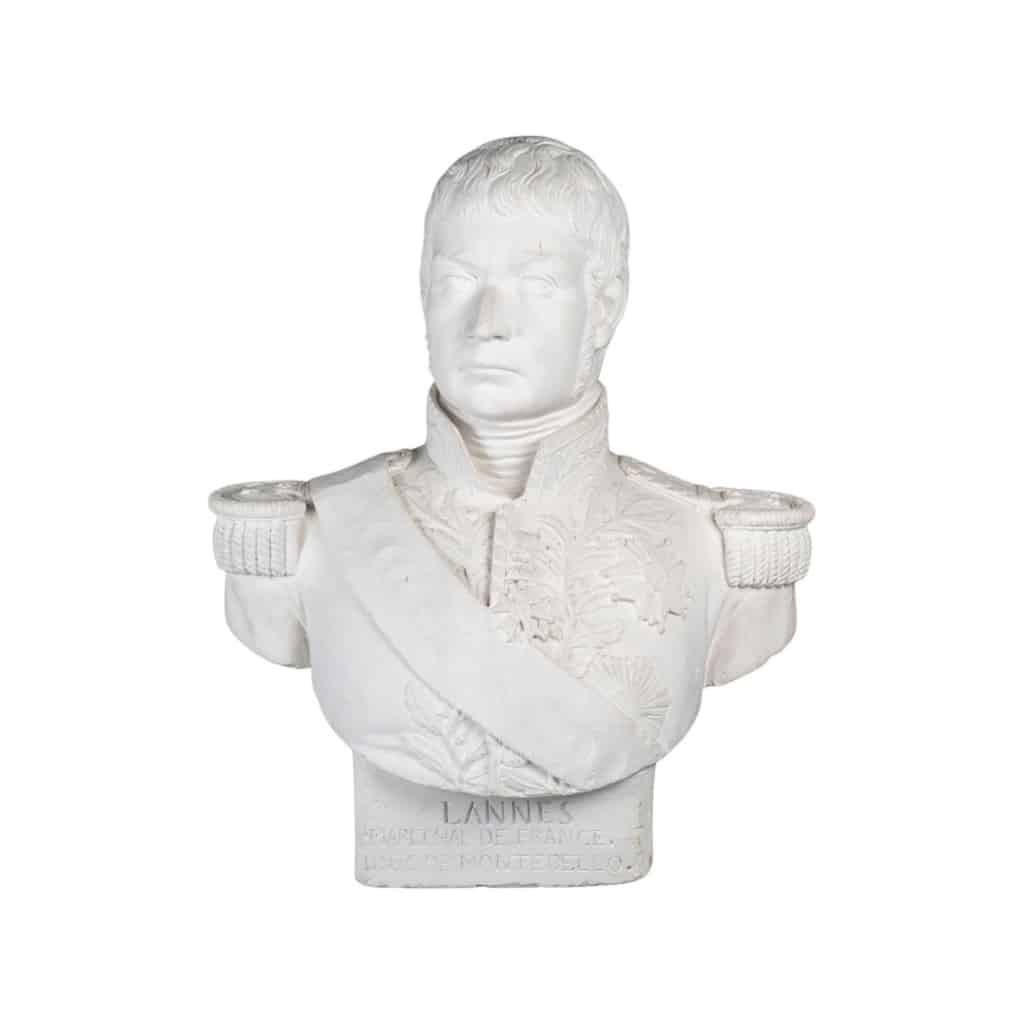 Importante sculpture en plâtre représentant un buste du Maréchal Lannes (1769-1809) 2