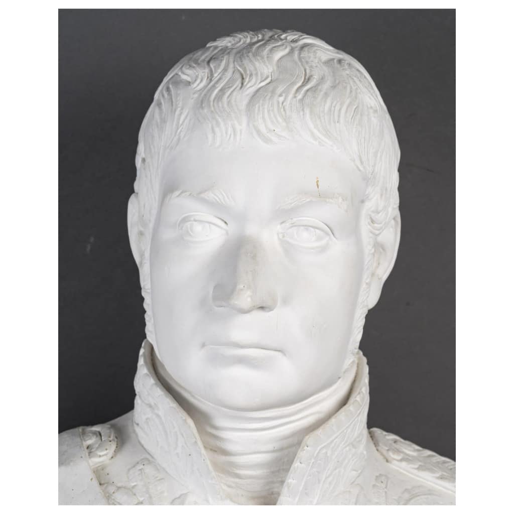 Importante sculpture en plâtre représentant un buste du Maréchal Lannes (1769-1809) 3