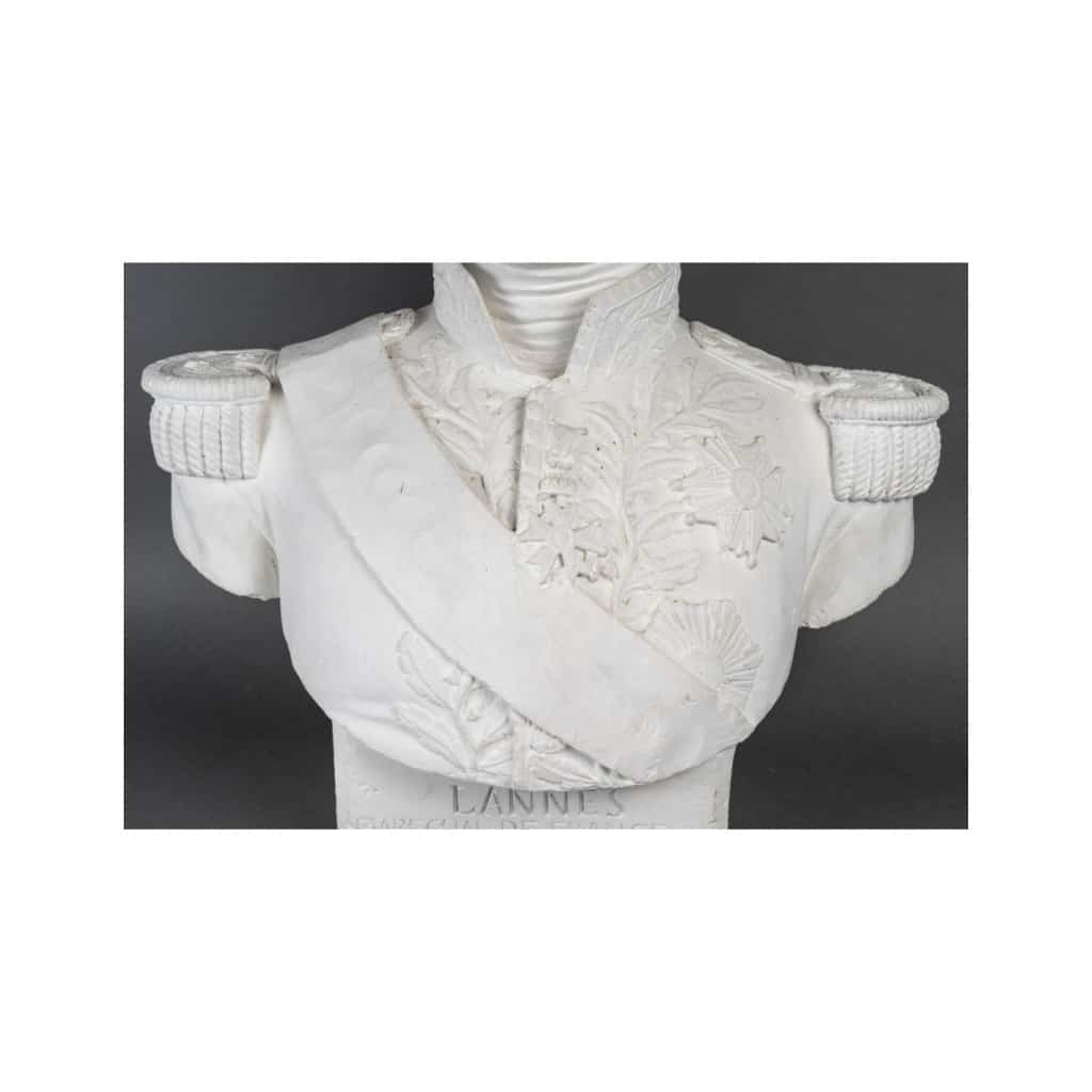 Importante sculpture en plâtre représentant un buste du Maréchal Lannes (1769-1809) 5