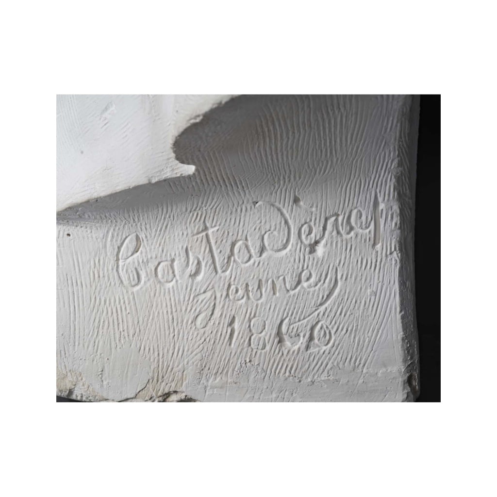 Importante sculpture en plâtre représentant un buste du Maréchal Lannes (1769-1809) 9