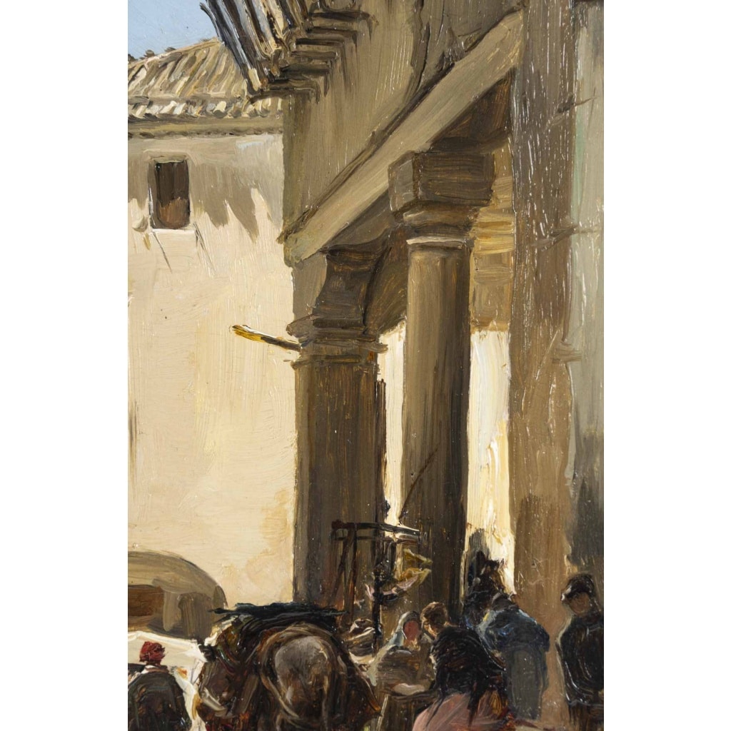 Jaume MORERA Y GALICIA (1854 – 1927) Vue de Santa Coloma de Queralt, Catalogne, 1877 6 Jaume MORERA Y GALICIA (1854 – 1927) Vue de Santa Coloma de Queralt, Catalogne, 1877 6