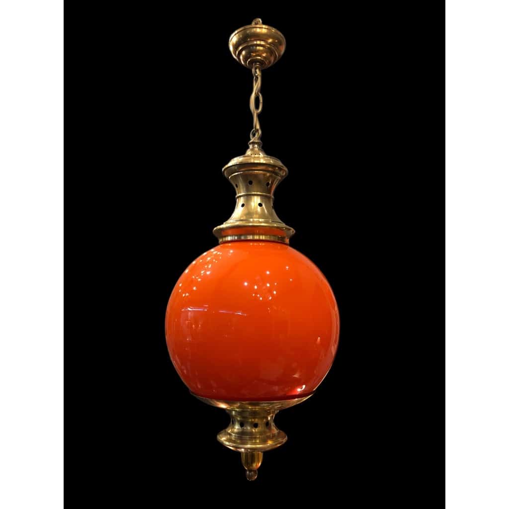 Paire de suspensions de brasserie milieu 20è siècle. 5