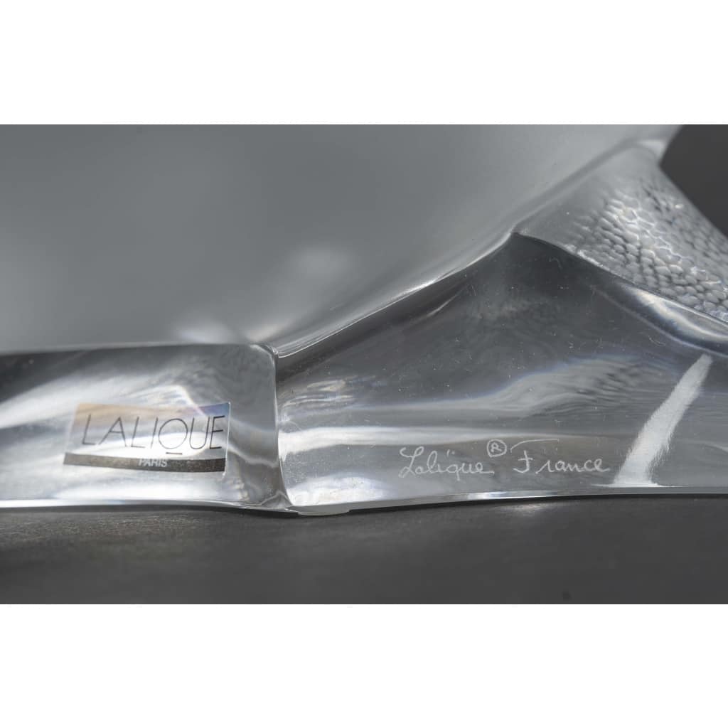 Maison Lalique France, Requin modèle XL, cristal clair 11 Maison Lalique France, Requin modèle XL, cristal clair 11