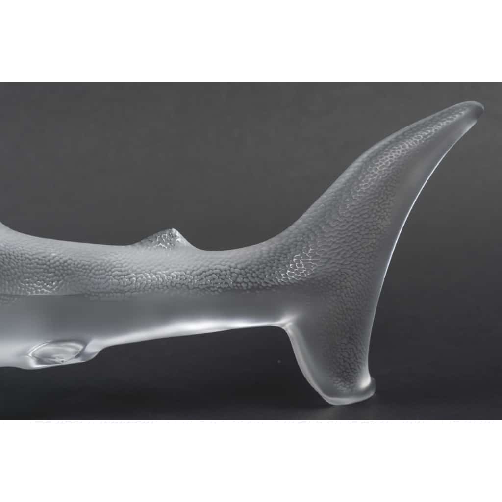Maison Lalique France, Requin modèle XL, cristal clair 8 Maison Lalique France, Requin modèle XL, cristal clair 8