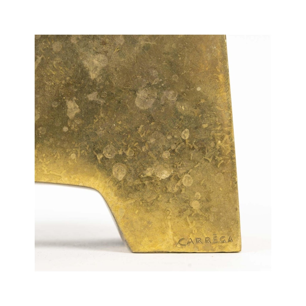 Sculpture en bronze représentant un éléphant, circa 1940, signé Carréga. 9