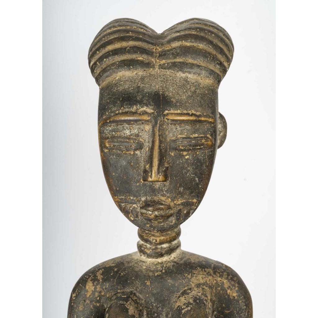 Statue africaine de maternité – Sculpture en bois, art Luba / Sénoufo 12 Statue africaine de maternité – Sculpture en bois, art Luba / Sénoufo 12