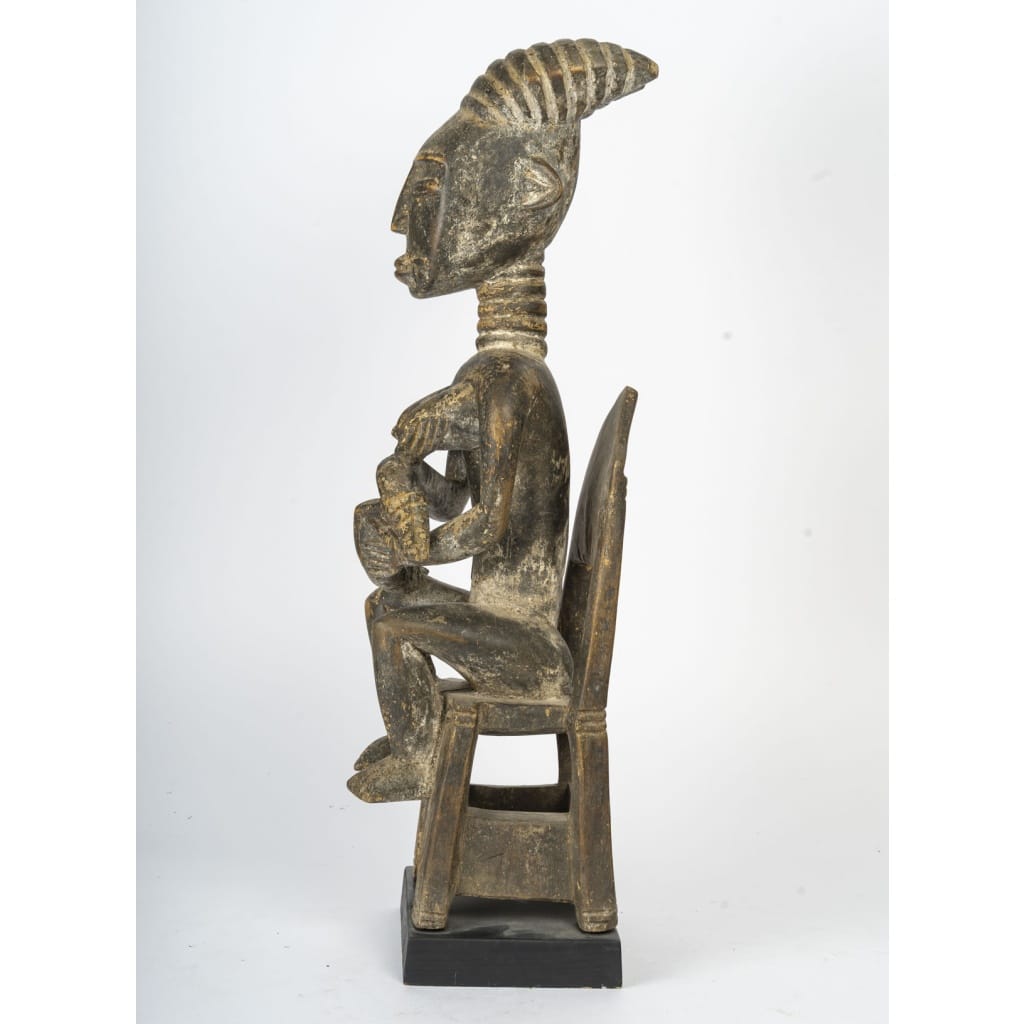 Statue africaine de maternité – Sculpture en bois, art Luba / Sénoufo 5 Statue africaine de maternité – Sculpture en bois, art Luba / Sénoufo 5