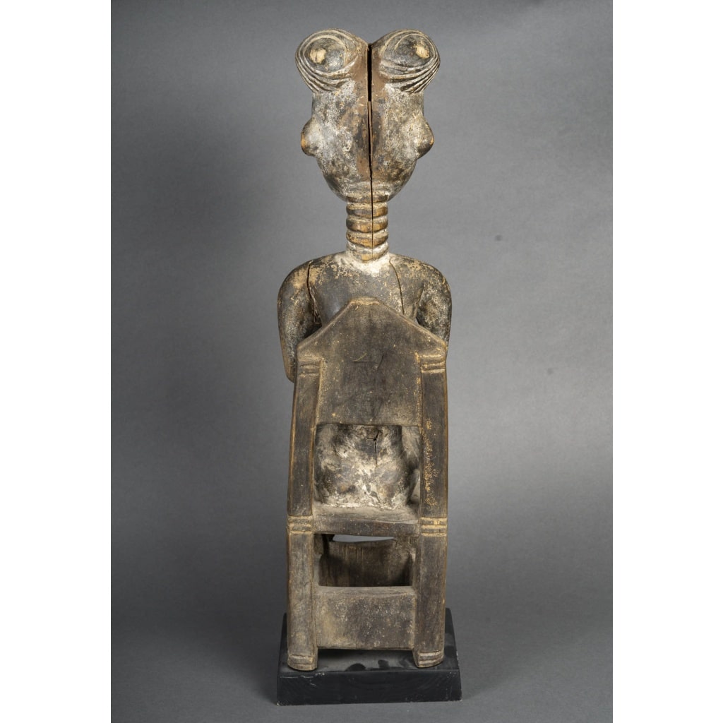 Statue africaine de maternité – Sculpture en bois, art Luba / Sénoufo 6 Statue africaine de maternité – Sculpture en bois, art Luba / Sénoufo 6