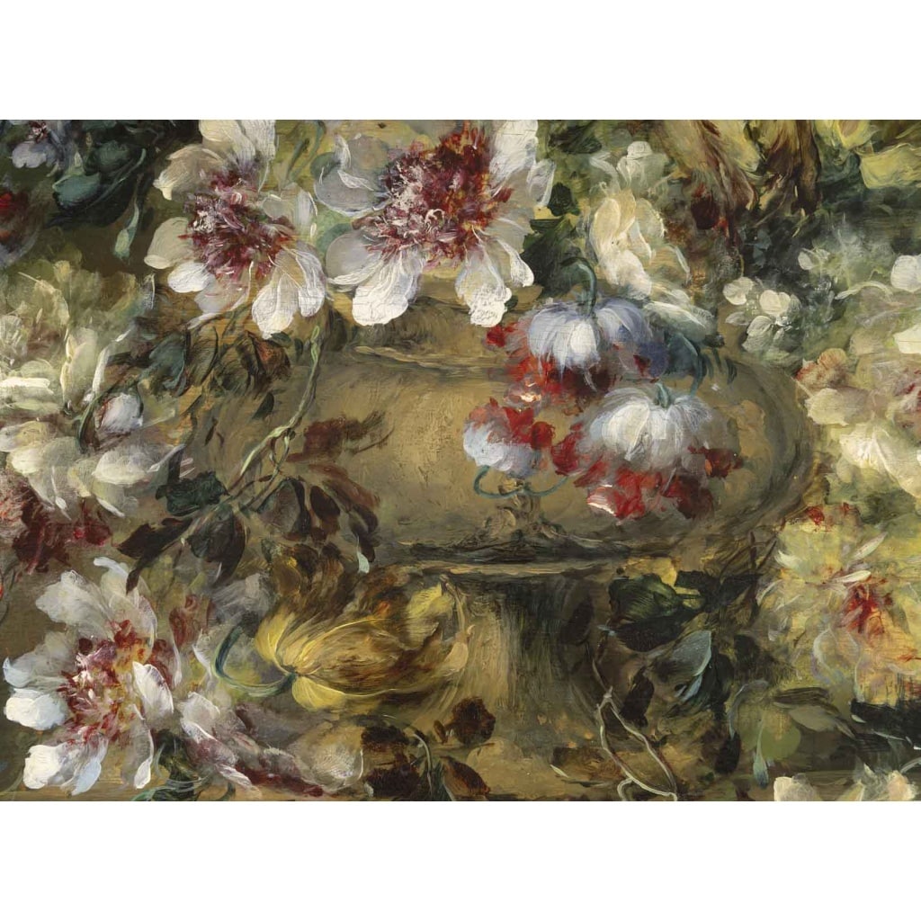 « Fausto ANTONIOLI (1814-1882) Bouquet de fleurs dans une vasque 9