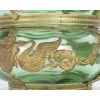 Coffret en cristal vert et bronze doré, époque Napoléon III – style Louis XVI. 11