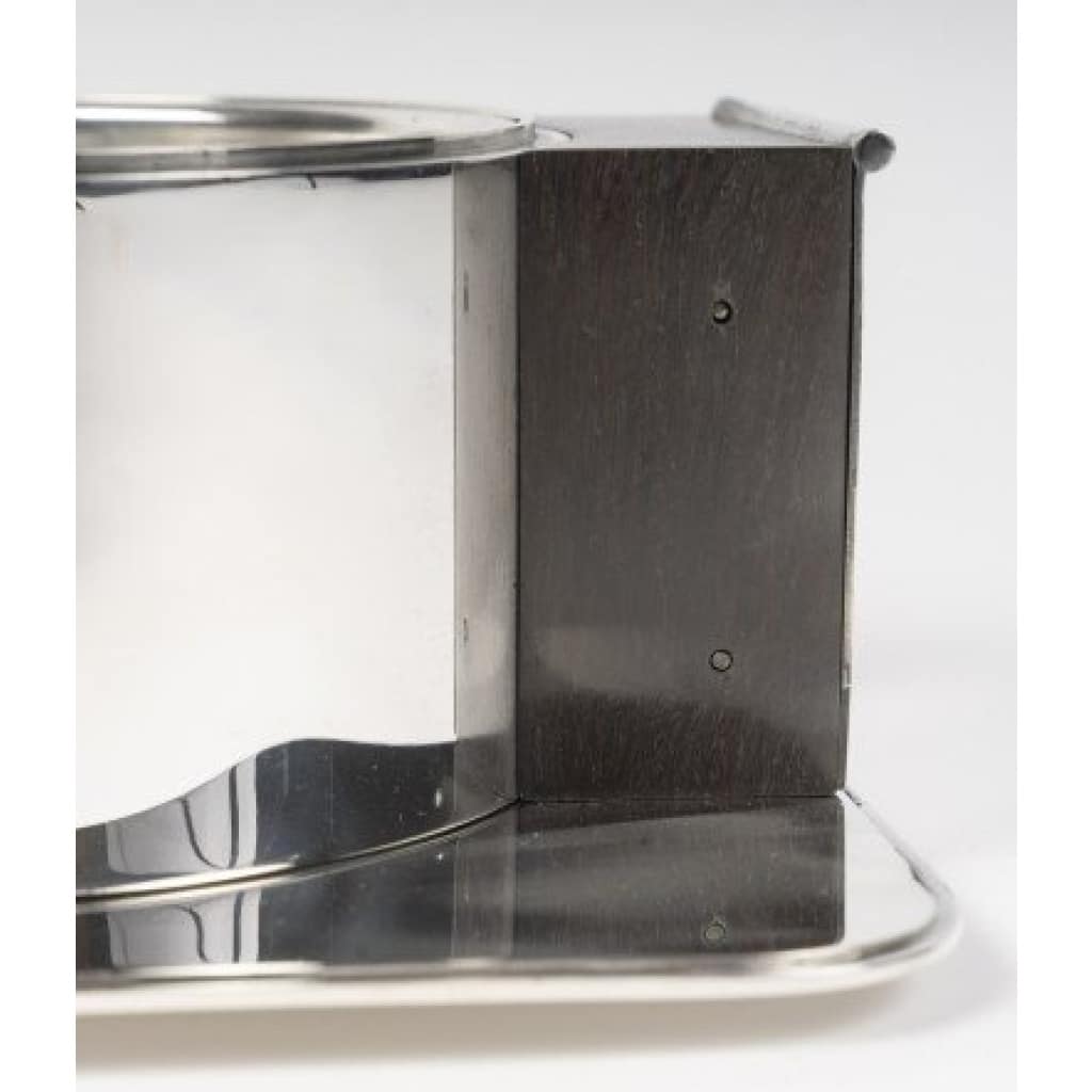 JEAN ELYSEE PUIFORCAT – Centre de table en argent massif Epoque ART DECO 4 JEAN ELYSEE PUIFORCAT – Centre de table en argent massif Epoque ART DECO 4