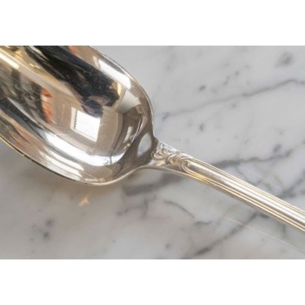 CHRISTOFLE ménagère « MARLY » 113 pièces métal argenté dans sa boite 6