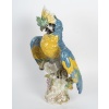 Grand perroquet en porcelaine polychrome – Porcelaine de Paris, XXᵉ siècle. 14