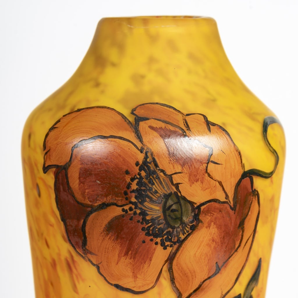 François Théodore Legras, Paire de vases aux Pavots 9 François Théodore Legras, Paire de vases aux Pavots 9