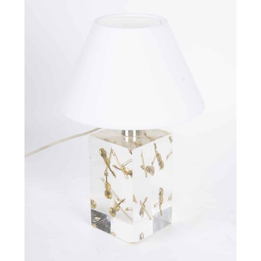 Lampe à poser dans le goût de Pierre GIRAUDON, années 1970 5