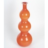 Important vase en verre orangé 9