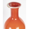 Important vase en verre orangé 10