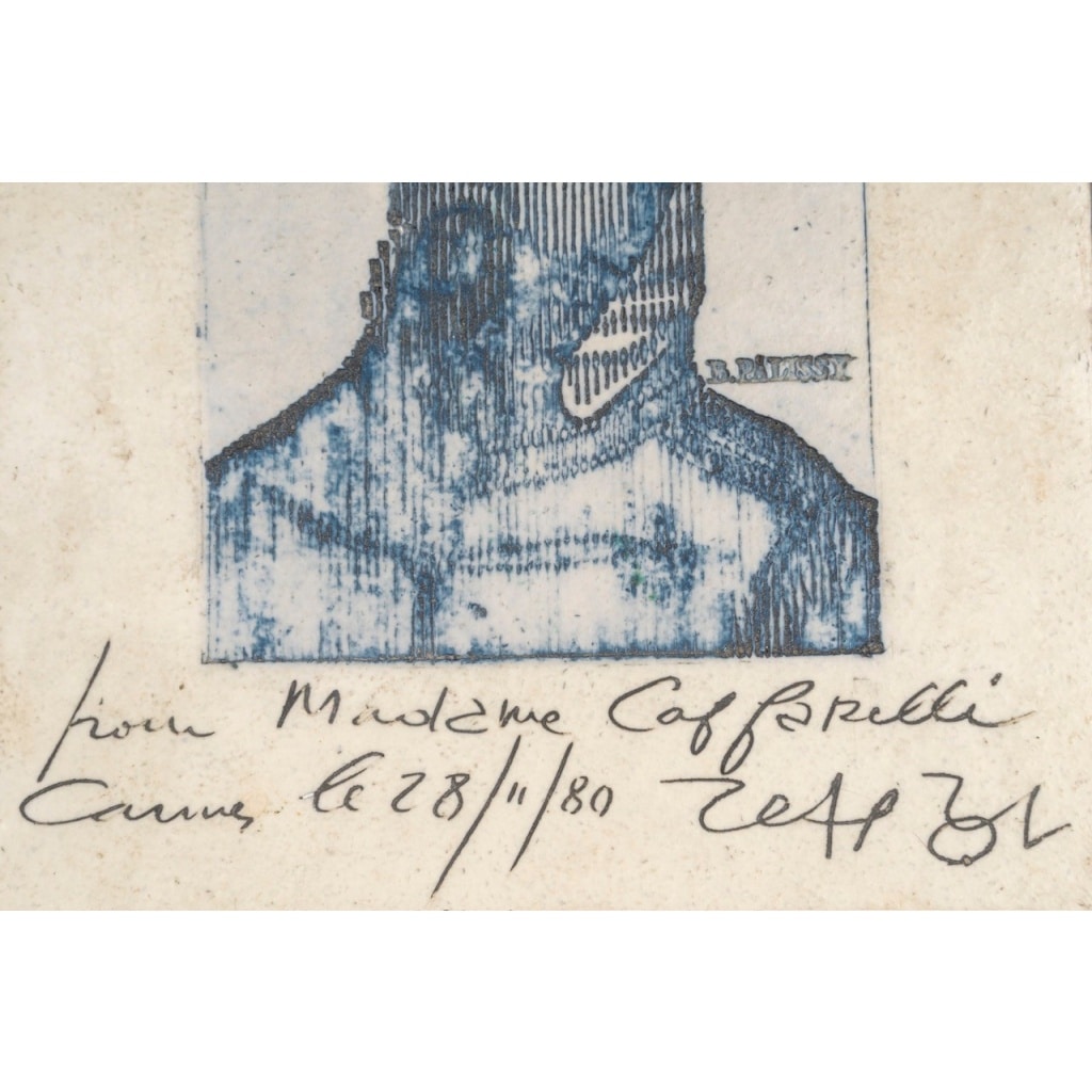 Plaque hommage à Robert Palissy par Roger Capron 5