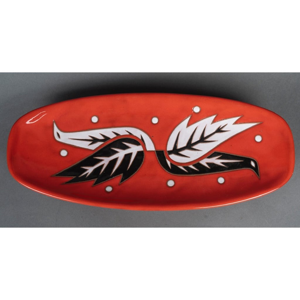 Coupe en céramique par Jean Picart-Ledoux et Saint Vicens, vers 1960 3