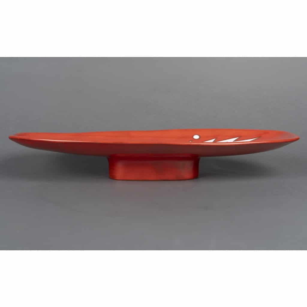 Coupe en céramique par Jean Picart-Ledoux et Saint Vicens, vers 1960 4