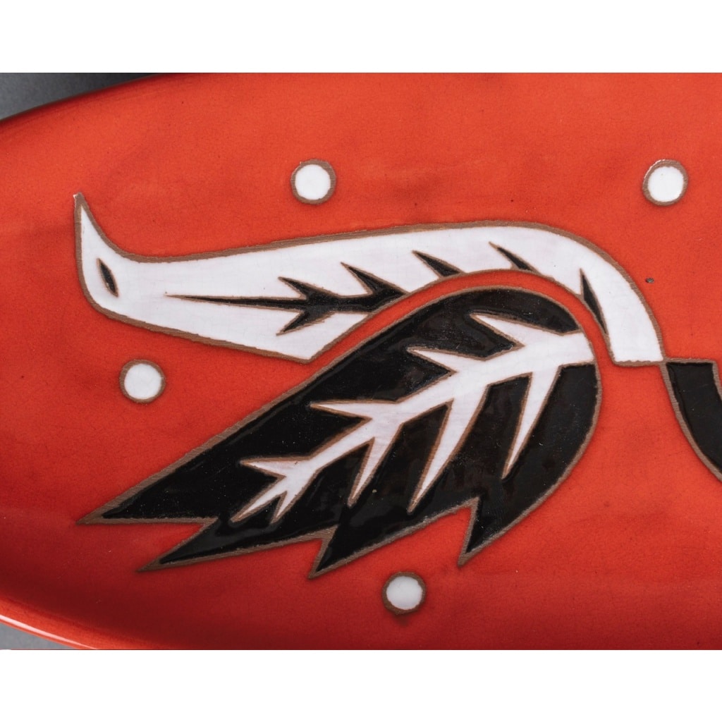 Coupe en céramique par Jean Picart-Ledoux et Saint Vicens, vers 1960 5