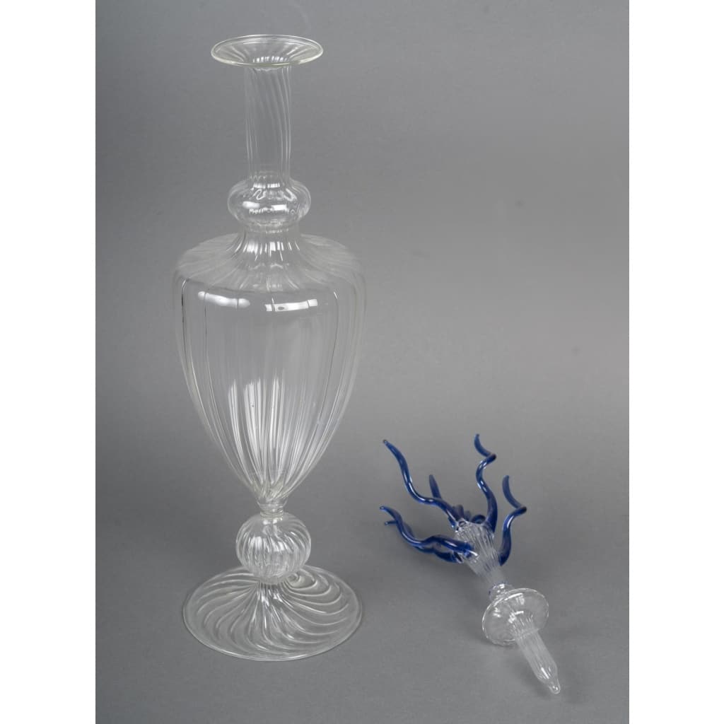 Importante carafe en verre de Murano par MARTINETTI 3
