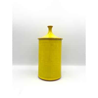 Pot couvert en terre cuite émaillé par Rusconi Della Branca