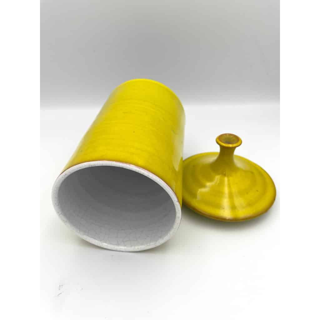 Pot couvert en terre cuite émaillé par Rusconi Della Branca 4