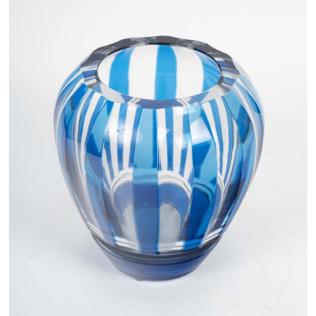 Cristallerie Saint Louis, vase modèle Mongolfière 3 Cristallerie Saint Louis, vase modèle Mongolfière 3