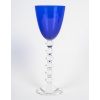 Cristallerie de Baccarat modèle Véga, 8 verres à vin de couleur bleu 10 Cristallerie de Baccarat modèle Véga, 8 verres à vin de couleur bleu 10