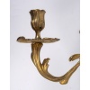 Paire d’appliques à trois lumières de style Louis XV Rocaille en bronze à patine doré, vers 1900 14 Paire d’appliques à trois lumières de style Louis XV Rocaille en bronze à patine doré, vers 1900 14