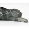 Sculpture « Panthère – Zeila » cristal gris de Marie-Claude LALIQUE 12