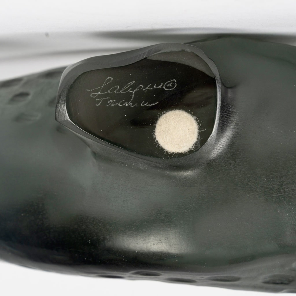 Sculpture « Panthère – Zeila » cristal gris de Marie-Claude LALIQUE 8