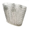 Vase « Terpsichore » verre blanc patiné bleu de René LALIQUE 11