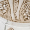 Plat « Côte d&rsquo;Or » verre blanc patiné sépia de René LALIQUE 15