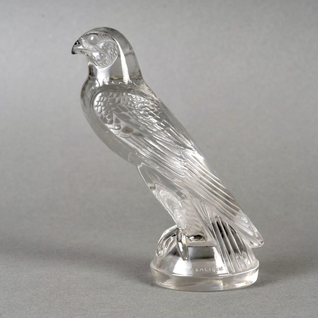 Mascotte Automobile « Faucon » verre blanc de René LALIQUE 5